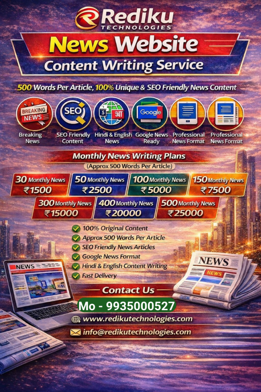 India’s Best News Website & Portal Development Company ?